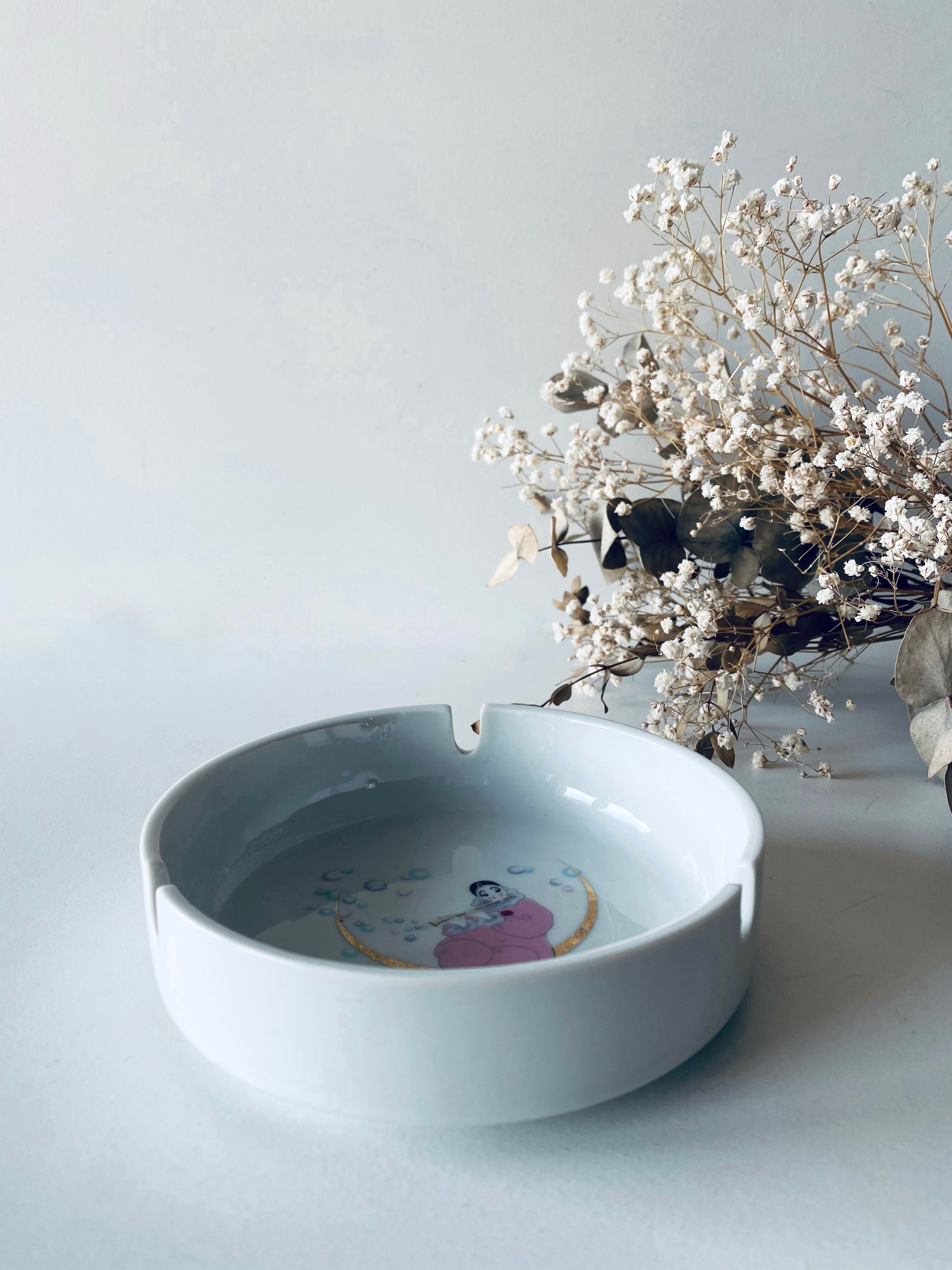 Vintage porcelain ashtray