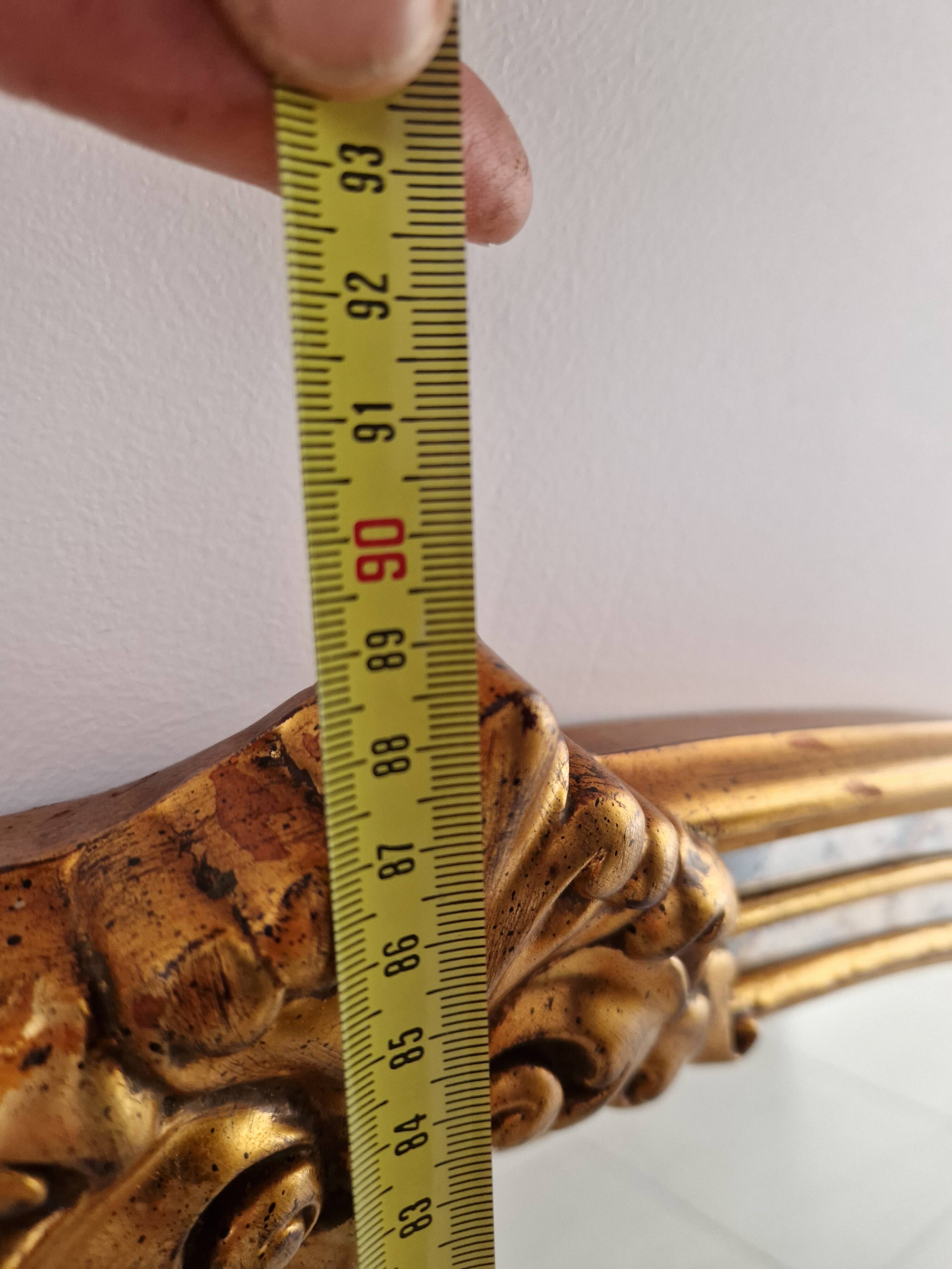 Antique Golden Mirror Deknut Baroque Style