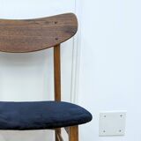 Chaise vintage bleue
