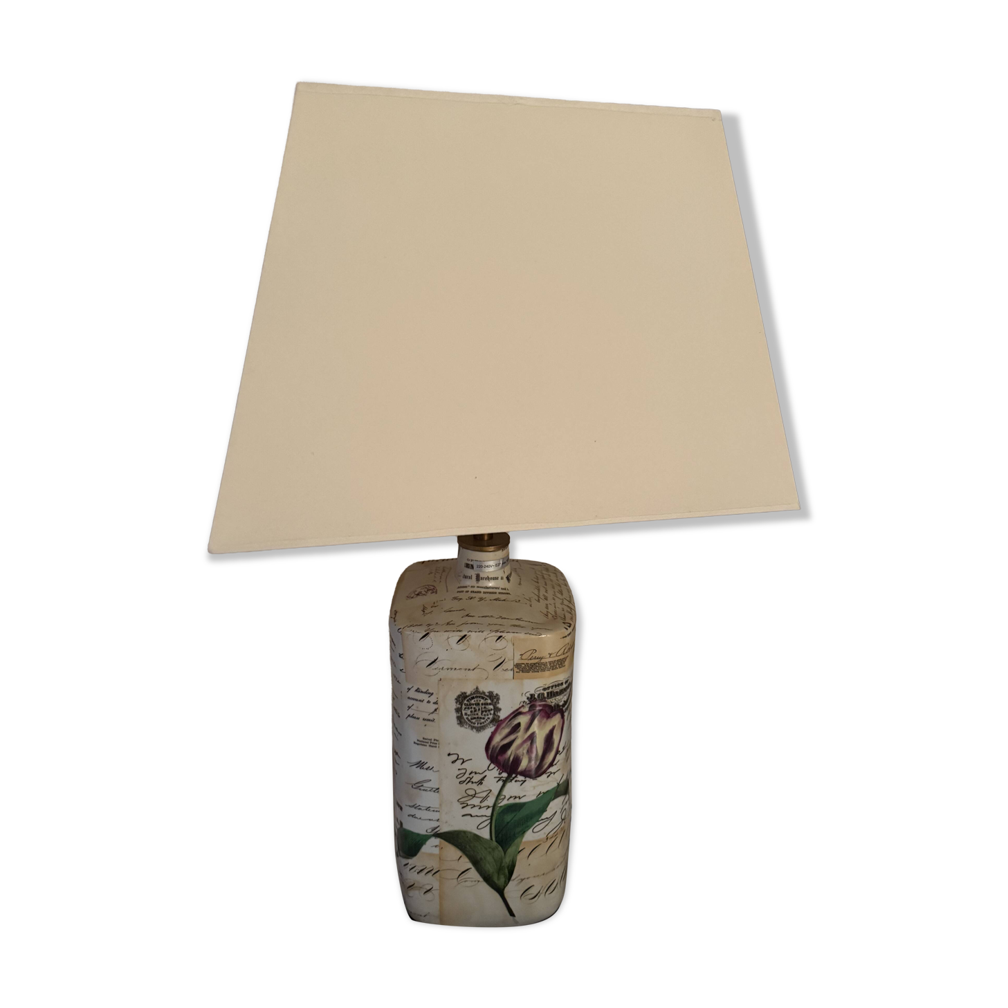Lampe en porcelaine
