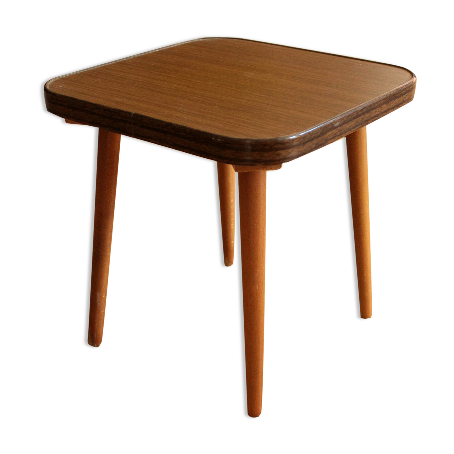 Rockabilly wooden plant stand, vintage from the 1950s