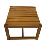 Vintage Wooden Coffee Table Karin Möbring for Ikea 70's Design