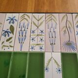 Roger Capron table in glazed green ceramic, France, vintage design.