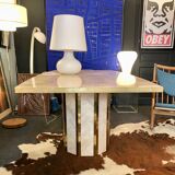 Dining table in travertine 1970