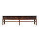 Walnut console, Danish design, 1960s, production Denmark