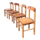Danish Pine Chairs, 1975, Set of 4