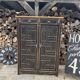 Storage furniture / Antique black wood and wood sideboard