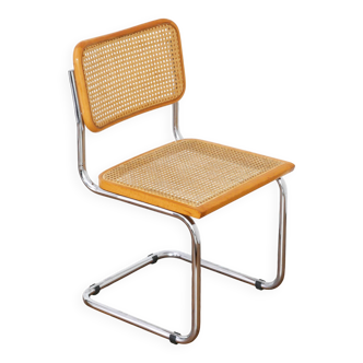 Chaise Cesca B32 Breuer Made in Italy - Cannage de l'assise refait