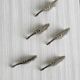 Set of 5 antique goose-shaped knife rests