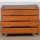 Commode en orme éditée par Maison Regain, 1970