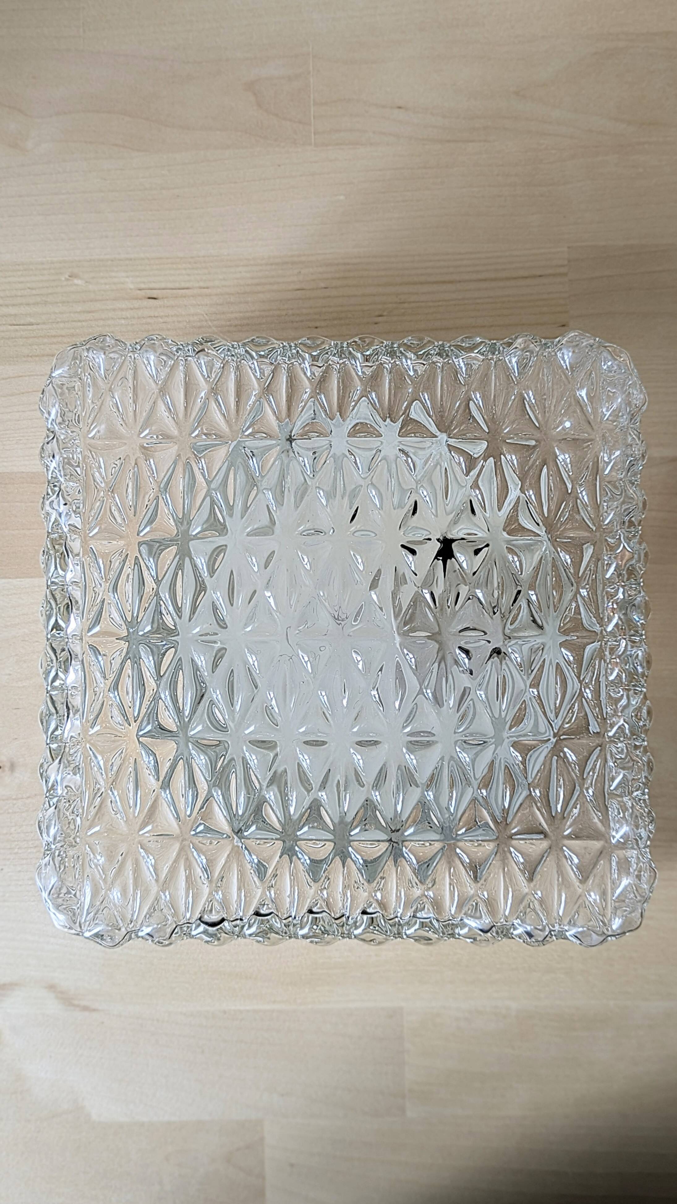 Vintage square ceiling light (L-0253)