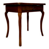 Table de cabaret en noyer estampillée d’époque Louis XV XVIII eme siècle