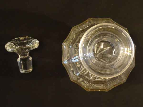 19th Century crystal carafe