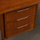 Danish teak desk with 6 drawers