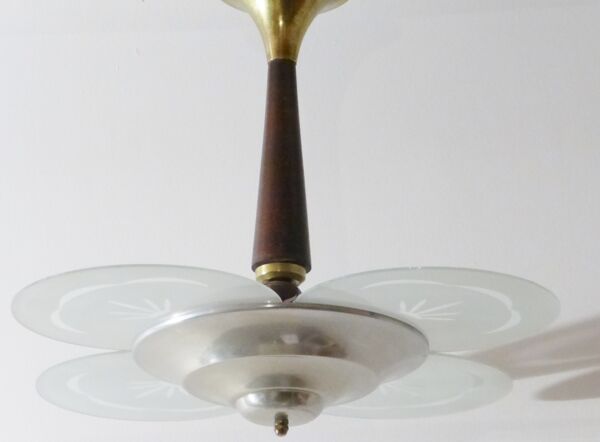 Magnifique lustre papillon art déco Années 20/ 30 vintage 20s 30s French art deco chandelier