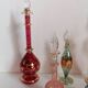 6 Egyptian gold and mouth-blown perfume bottles