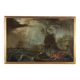Old oil painting on canvas, French school, 18th century