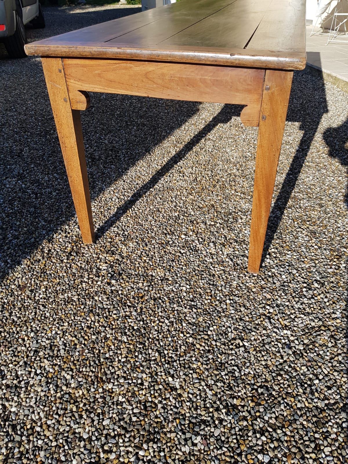 19th walnut farmhouse table