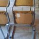 Lot de 4 chaises tubulaire chromé vintage