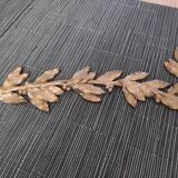 Old pediment / bas-relief in gilded metal