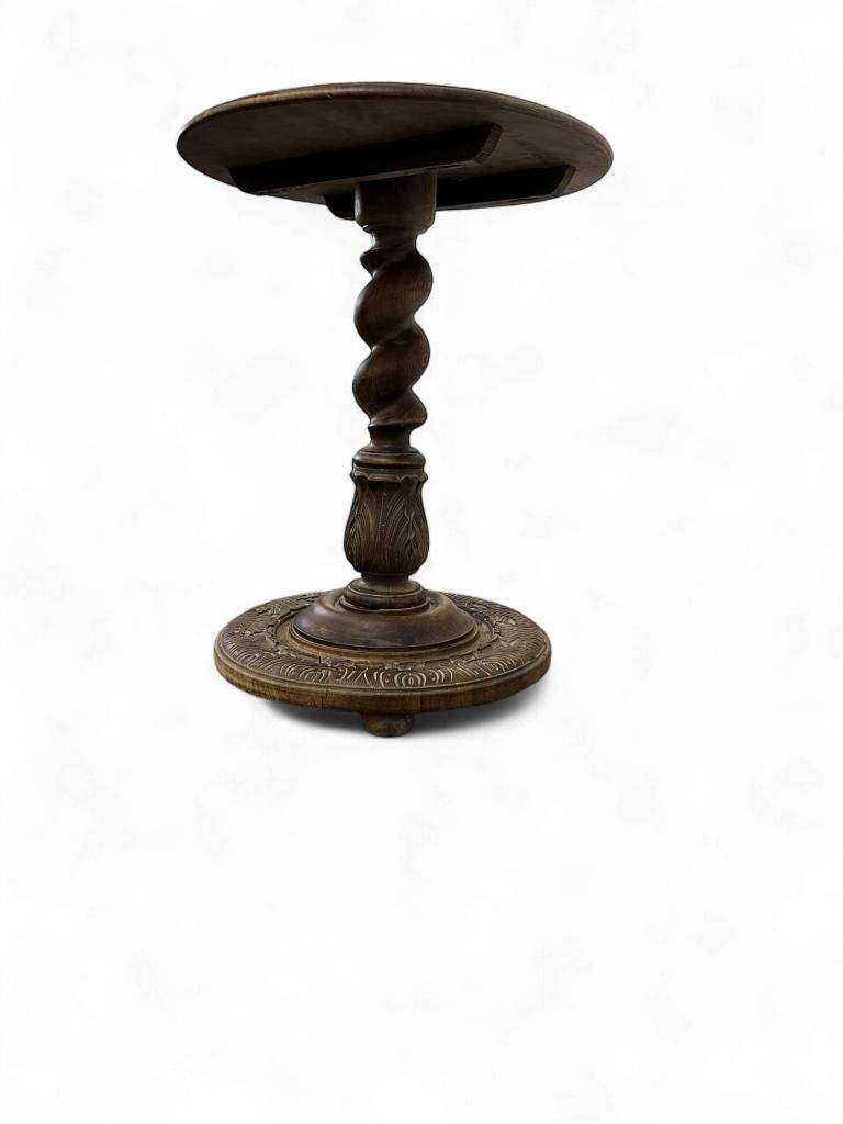 Vintage wooden side table / plant table / table base