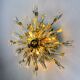 Sun-shaped ceiling or wall light by Oscar Torlasco for StilKronen, Italy, 1970s