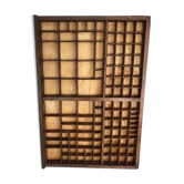 Antique printing drawer