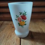 Vase en opaline déco bouquet roses
