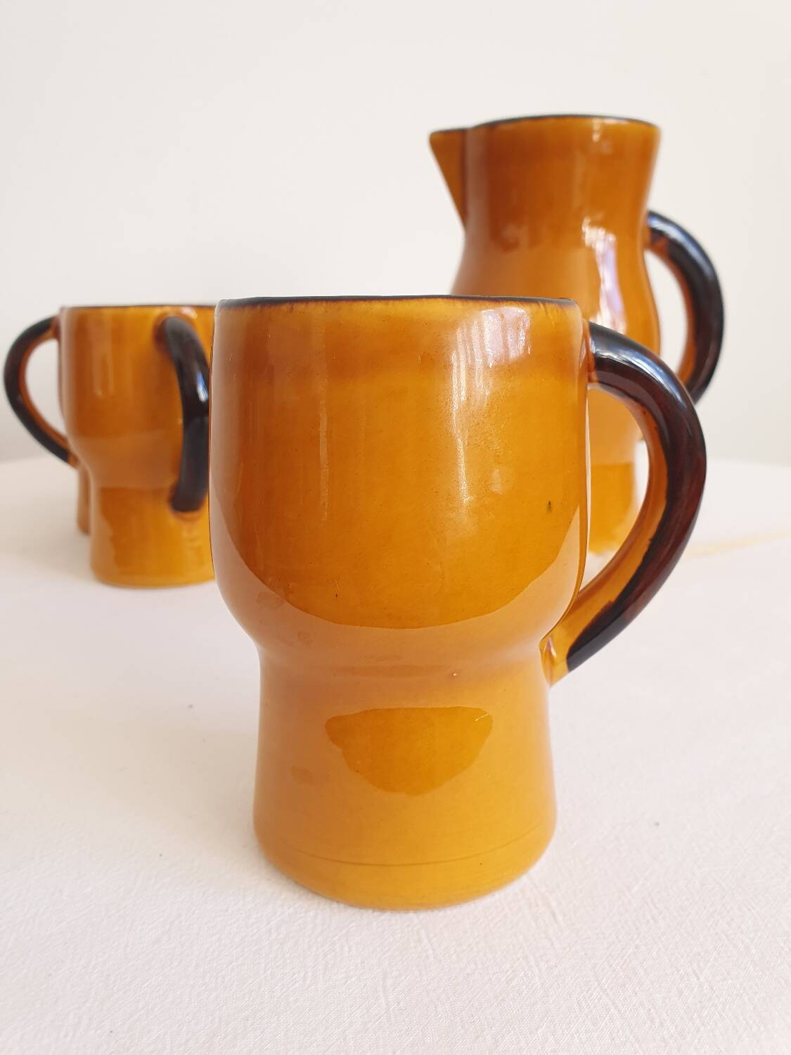 Vintage Vallauris ceramic service