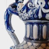 salt-glazed stoneware jug in German style, made by the prestigious house