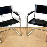Set of 2 MG5 Grassi style armchairs