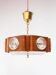 Suspension Suédoise en bois et cristal Orrefors (38 cm)