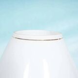 Vintage glass table lamp from the 70s, space age mushroom.