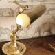 Brass notary or banker lamp