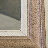 Painting vintage pink flowers