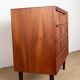 Commode 4 tiroirs en teck, Danemark 1960