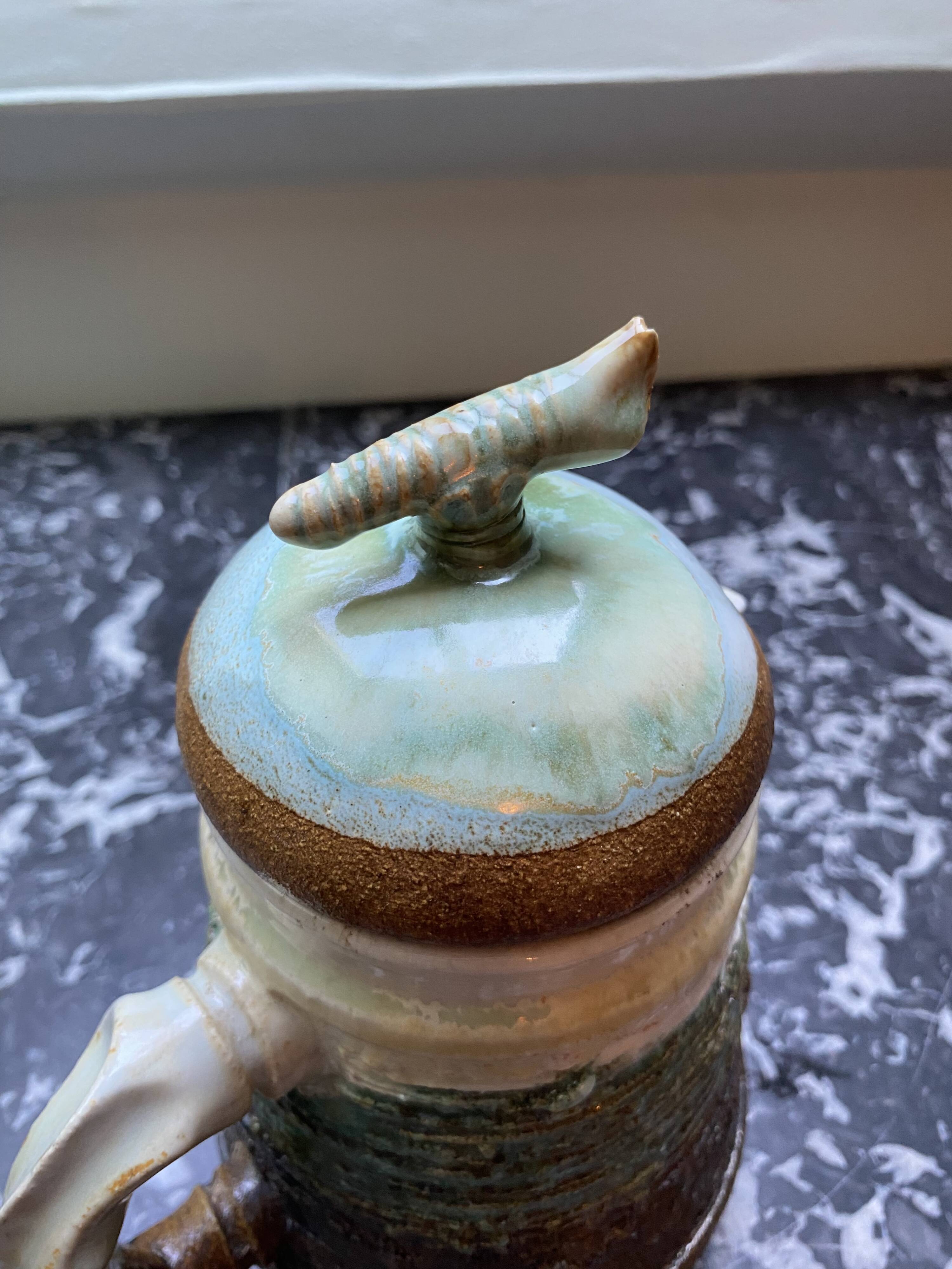 Cafetière, tasses céramiques organiques