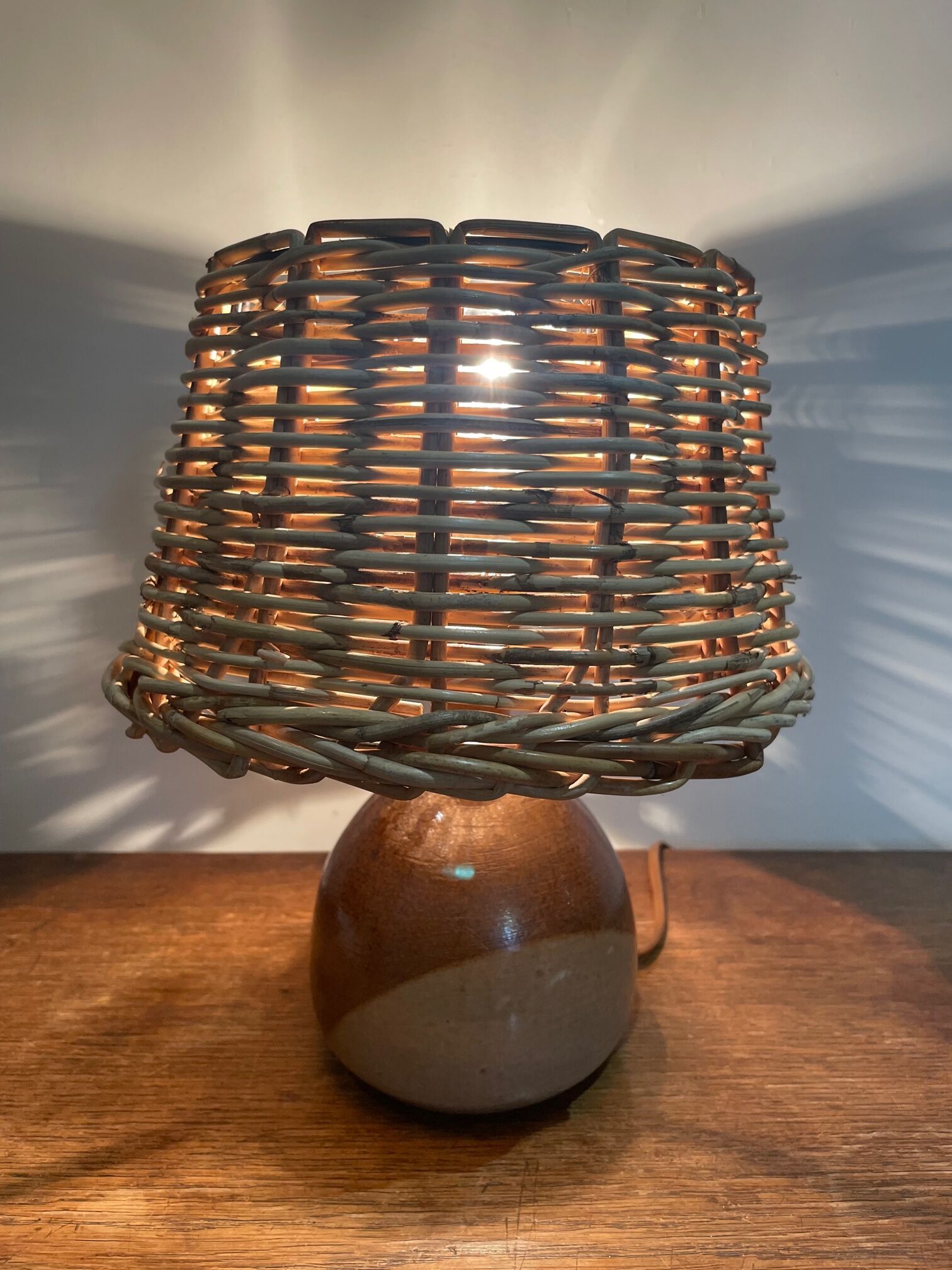 Ceramic lamp cyclades anduze