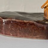 Art Deco ceramic pheasant by Lucien Alliot