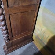 Large solid oak library