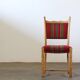 Lot of 6 Vintage Danish Brutalist Oak Dining Chairs, Henning Kjærnulf Style, 1960s