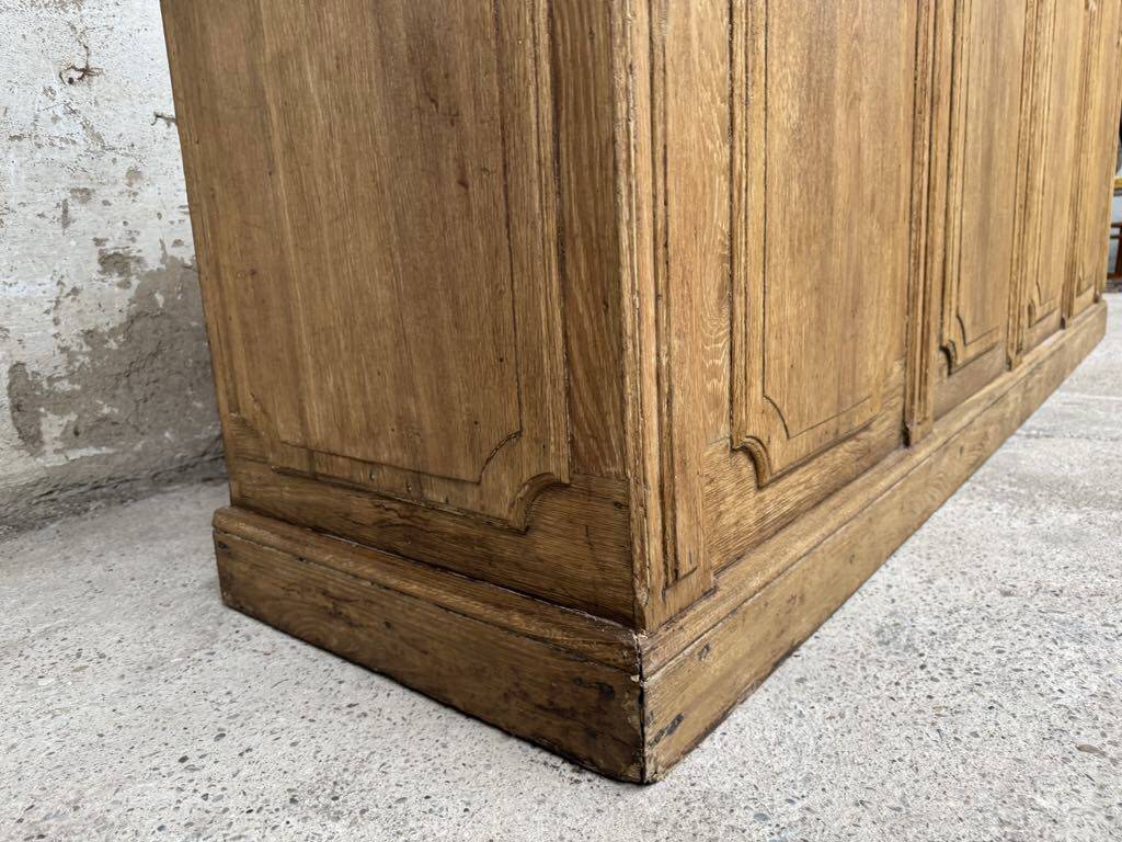 Old oak restaurant bar counter from the early 20th century