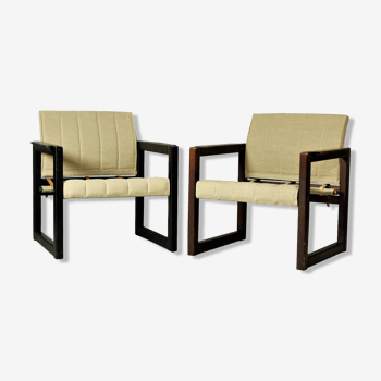 Pair of Easy Chairs by Karin Mobring for Ikea, 1970s