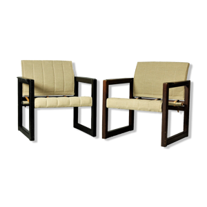 Paire de fauteuils par