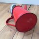 Cafetière émaillée rouge