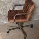 Storm leather office chair by Yves Christin for Airborne