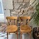 Pair of Baumann bistro chairs