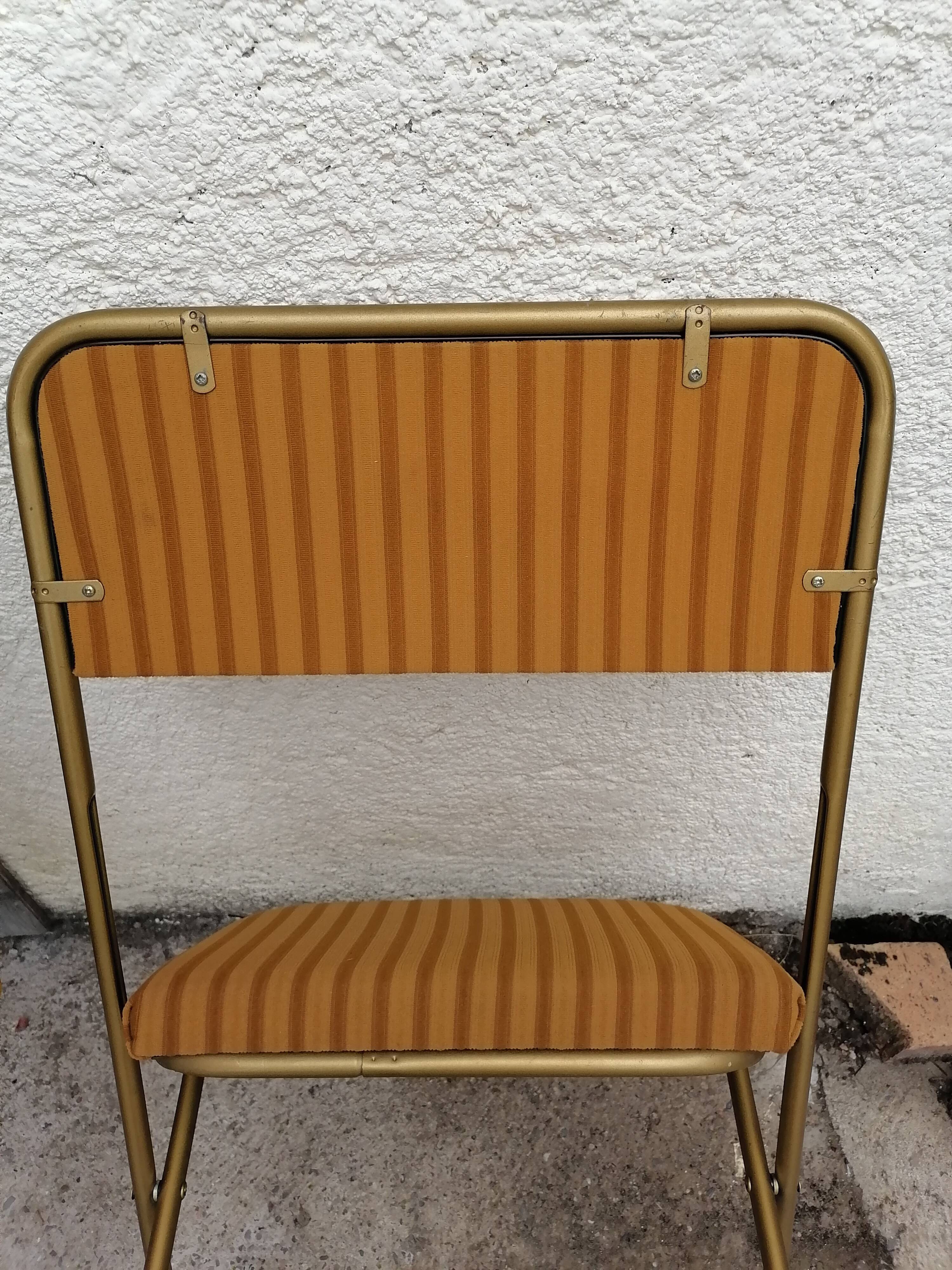 Set of 2 folding chairs lafuma 1960 1970
