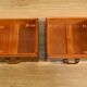Rurka Glass Cabinet in Burl Walnut, Art Deco – 1940