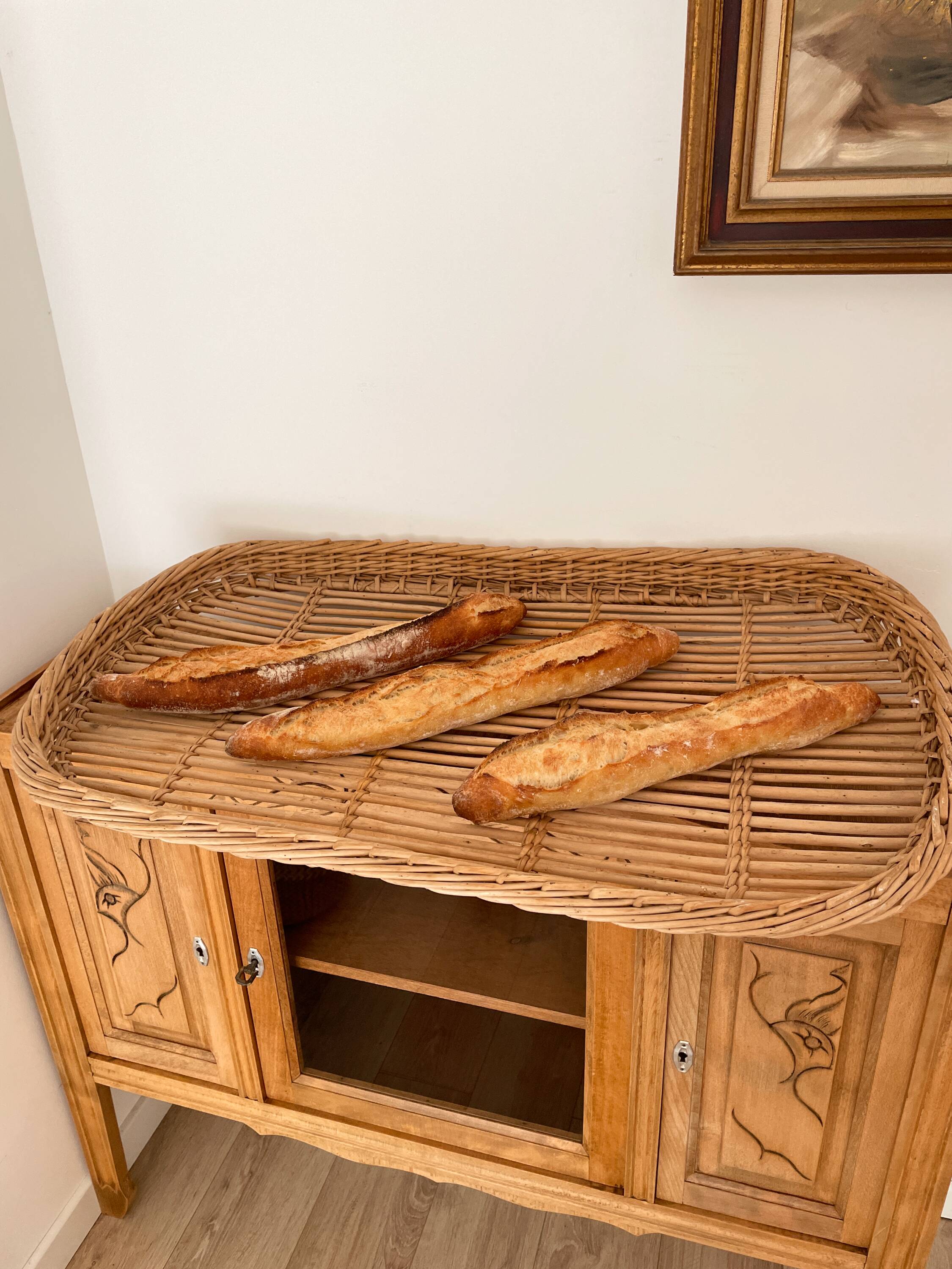 Baker's basket, made of wicker - 91cm